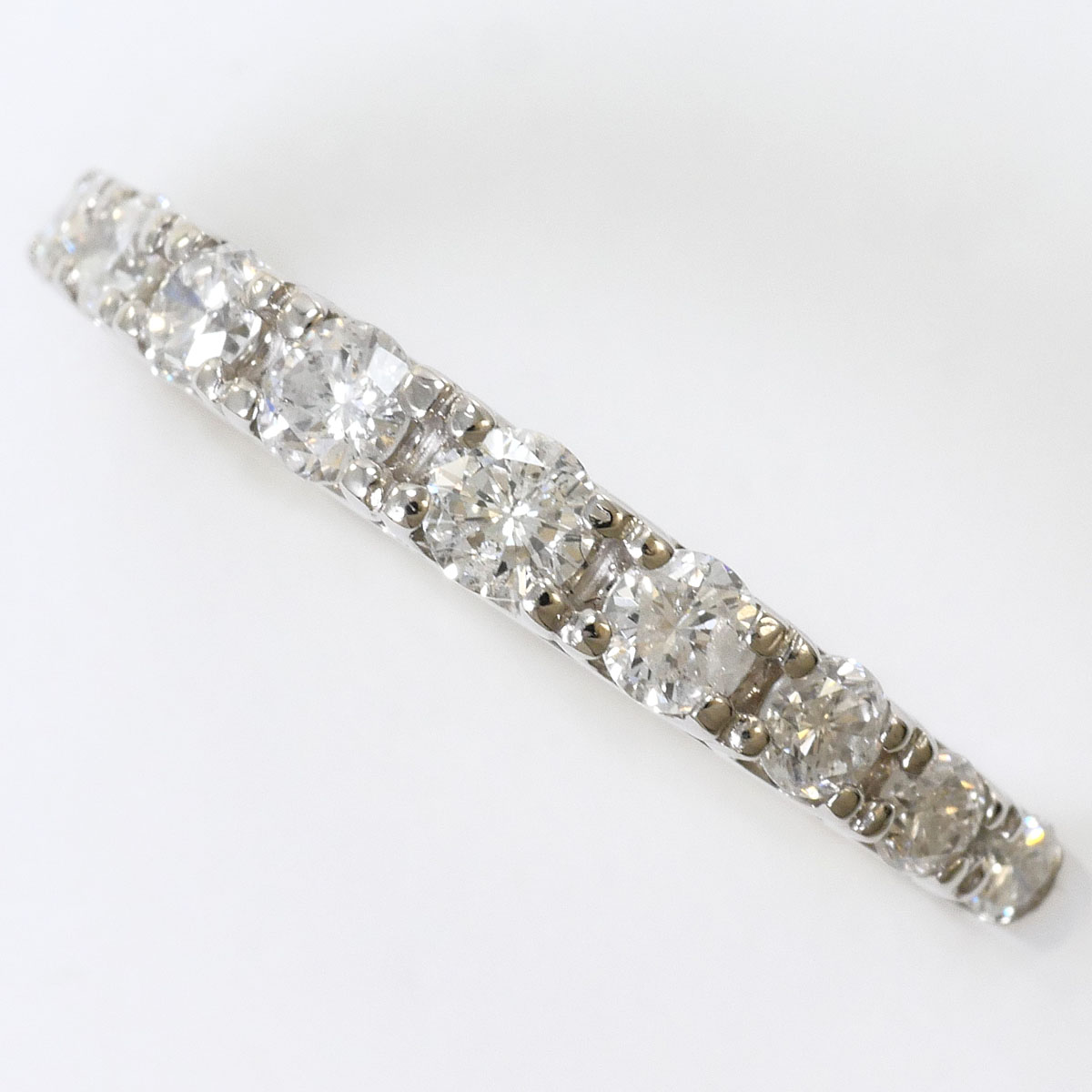 PT900/プラチナ リング・指輪 11号 ダイヤ 0.50 ct 鑑別書 総重量約3.3g ジュエリー 送料無料 新品同様 【中古】 ギフトラッピング無料|ワンダープライス 店