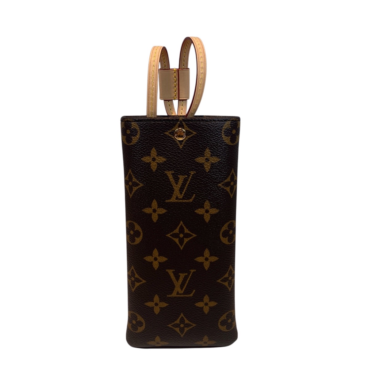 ルイ・ヴィトン LOUIS VUITTON 黒眼鏡合切袋 眼鏡容れもの モノグラム GI1365 貨物輸送無料 【中古】