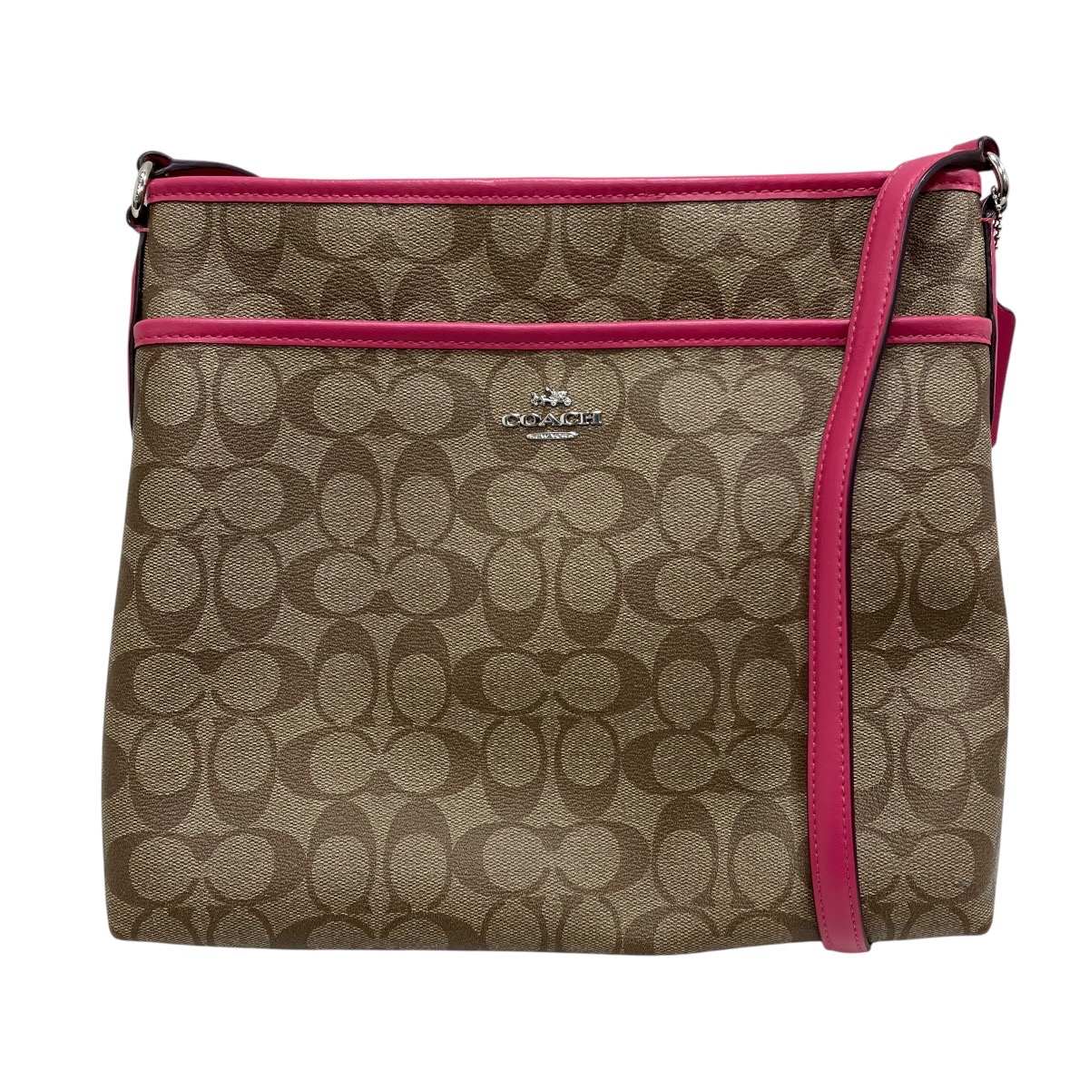 コーチ職 COACH 名書き F58297 ショルダーバッグ レディース 貨物輸送無料 【中古】
