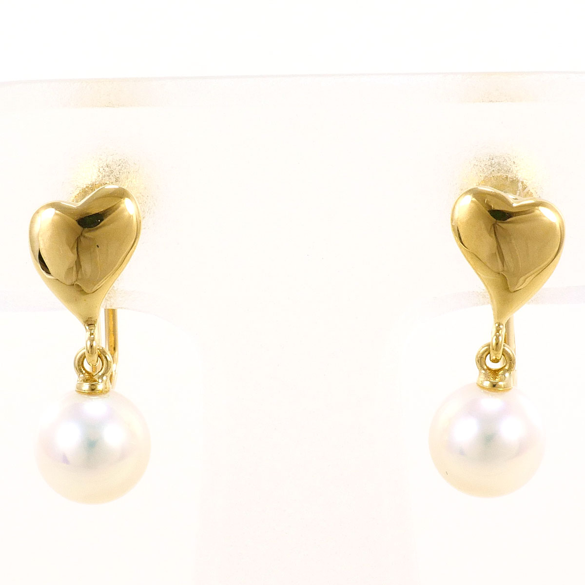 K18YG イヤリング パール 総重量約2.6g ジュエリー 送料無料 新品同様 【中古】 ギフトラッピング無料｜ワンダープライス　店