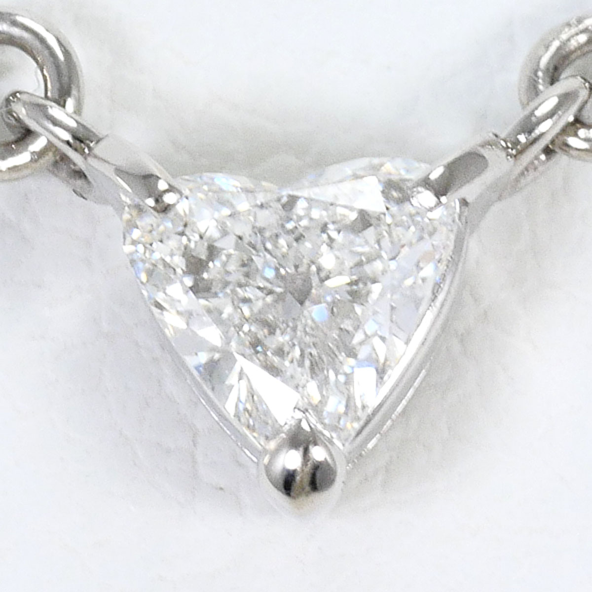 PT/プラチナ PT850/プラチナ ネックレス ダイヤ 0.30 ct SI2 鑑定書 約41cm 総重量約5.5g ジュエリー 送料無料 新品同様 【中古】 ギフトラッピング無料|ワンダープライス 店