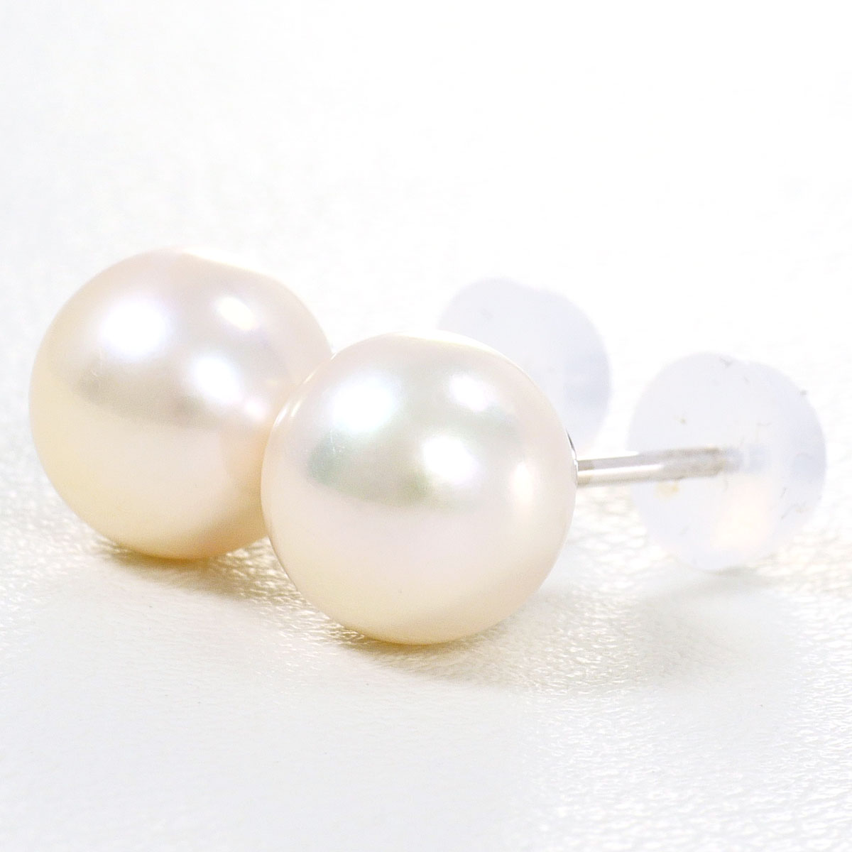 K14WG ピアス パール 総重量約2.1g ジュエリー 送料無料 新品同様 【中古】 ギフトラッピング無料｜ワンダープライス　店