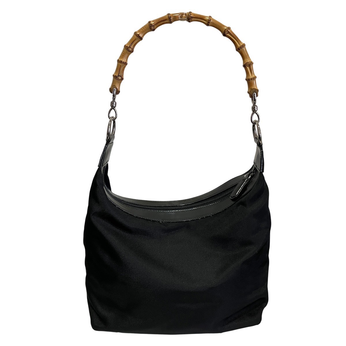 グッチ GUCCI ハンドバック バンブー ナイロン なめし革 000.2058.0531.5 貨物輸送無料 【中古】