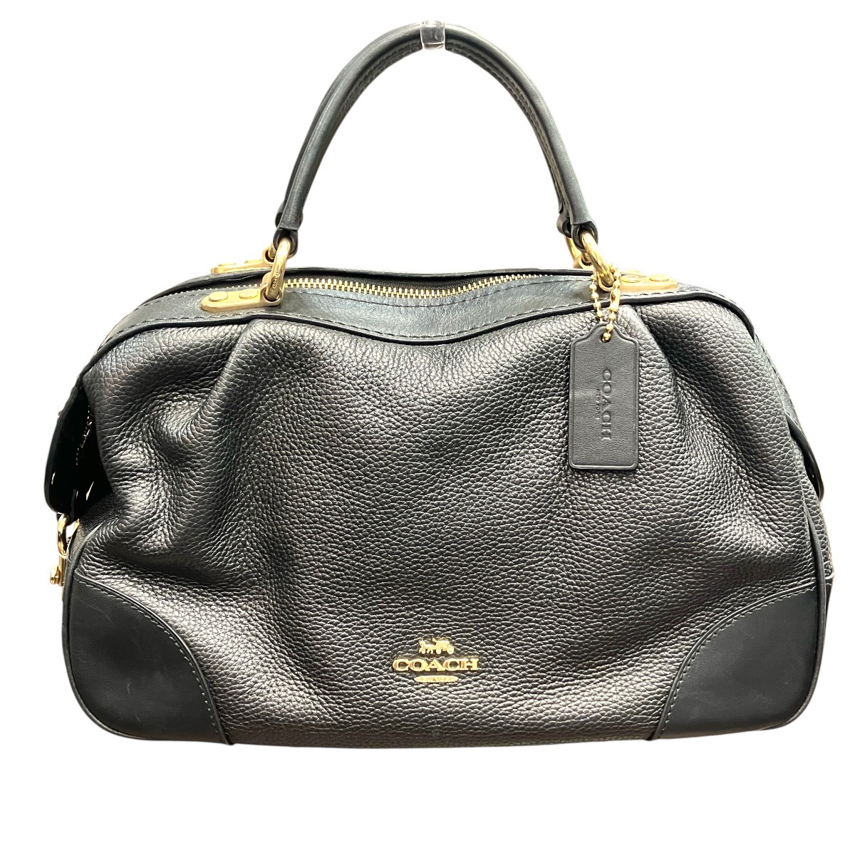 コーチ職 COACH レーンサッチェル ハンドバック なめし革 69621 貨物輸送無料 【中古】