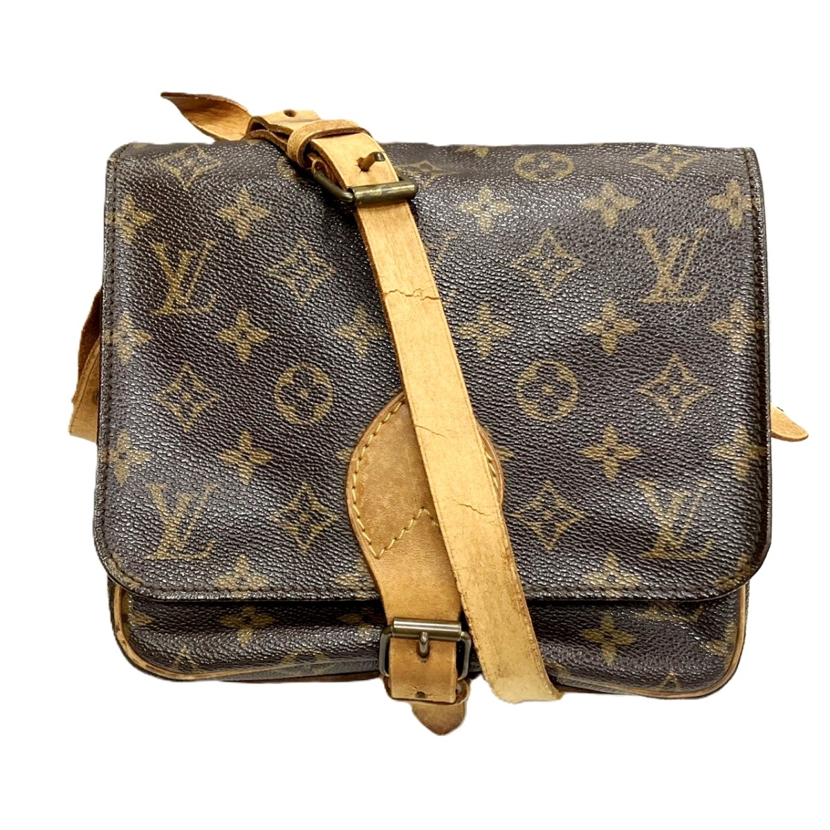ルイ・ヴィトン LOUIS VUITTON カルトシエールMM ショルダーバッグ モノグラム トアル地 M51253 貨物輸送無料 【中古】