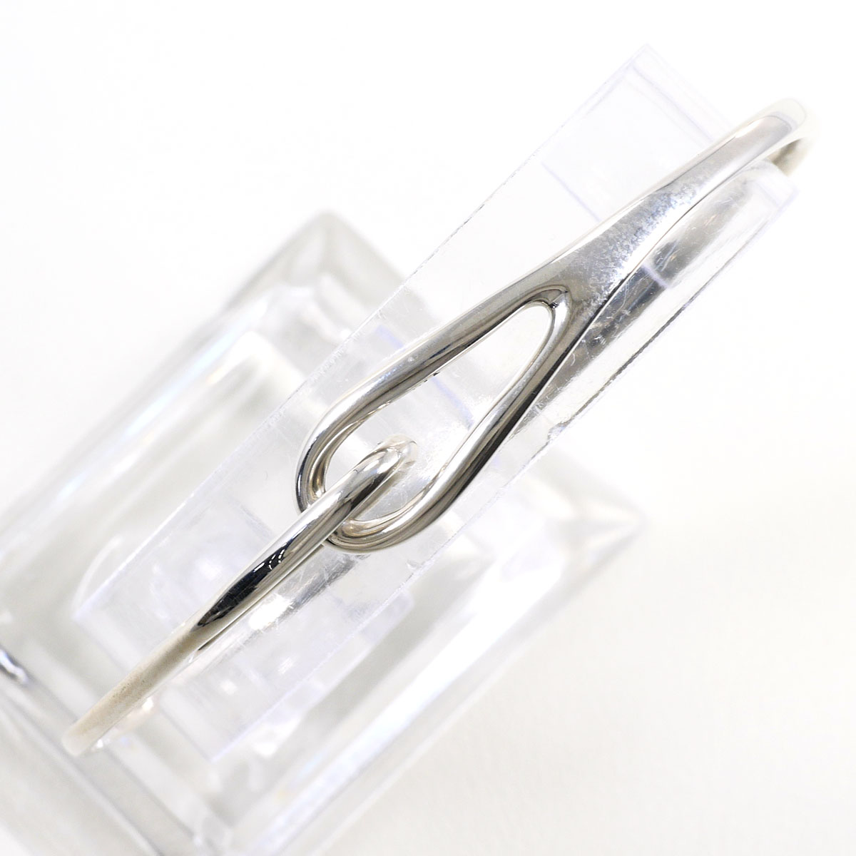ティファニー TIFFANY\u0026Co. ダブル繰り返し しろがね色925 バングル 総掛け目約12.1g 宝飾品 貨物輸送無料 新品負けず劣らず 【中古】 ギフトラッピング無料