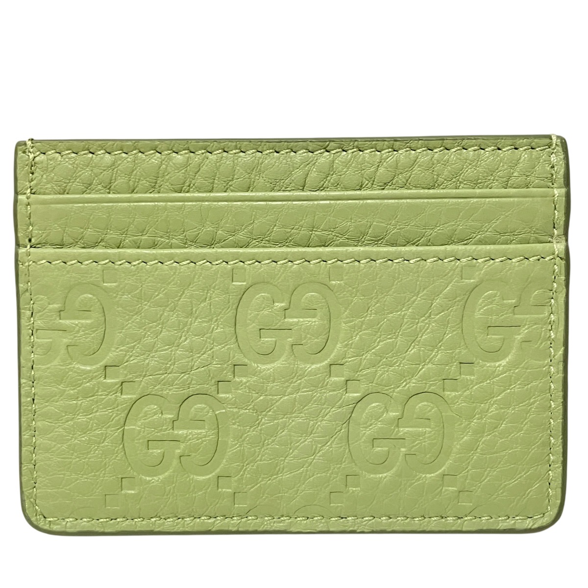 グッチ GUCCI カードケース GGエンブレム レザー 815883・0416 送料無料 【中古】｜ワンダープライス　店
