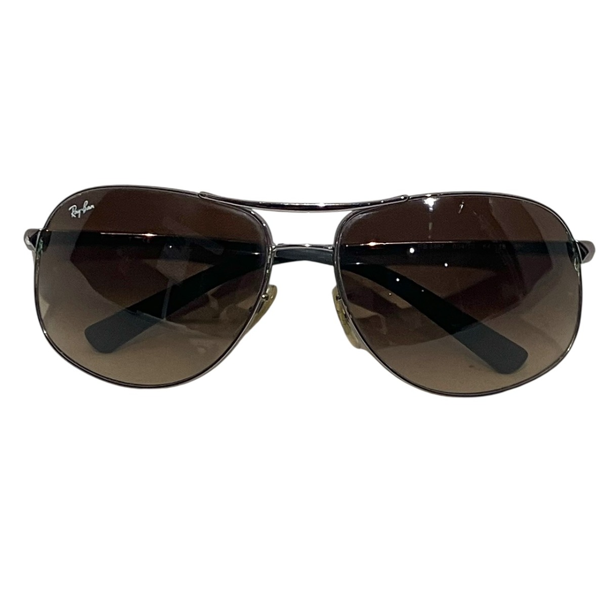 レイバン Ray-Ban アビエータースタイル 黒眼鏡 アロイ RB3387 貨物輸送無料 【中古】