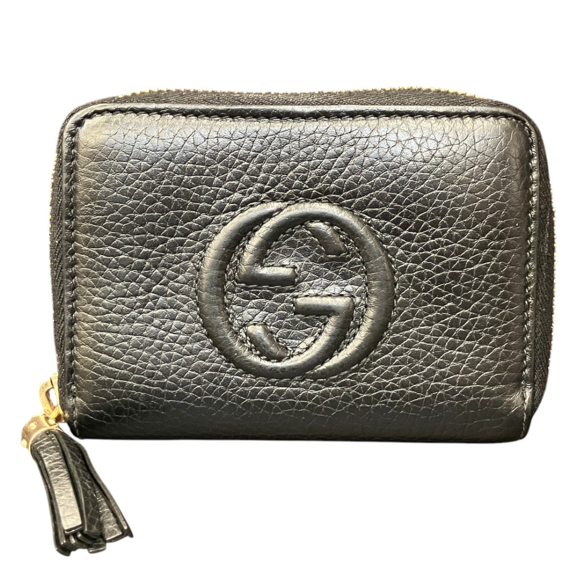 グッチ GUCCI コインケース ソーホー なめし革 598209 貨物輸送無料 【中古】