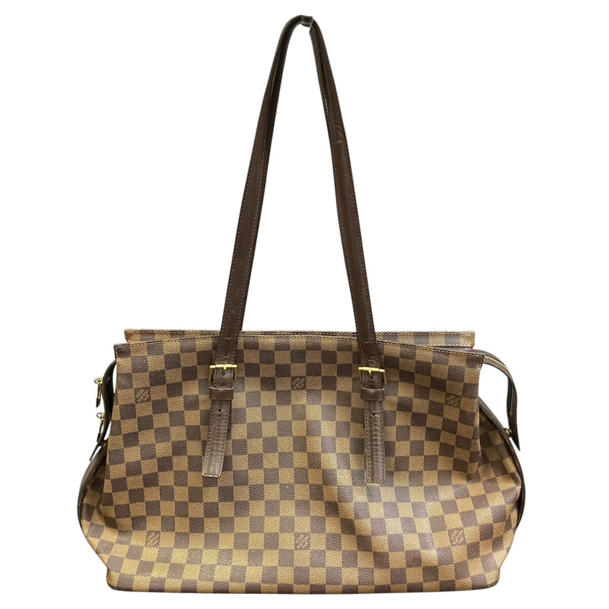 ルイ・ヴィトン LOUIS VUITTON チェルシー  ショルダーバッグ ダミエ トアル地 N51119 貨物輸送無料 【中古】