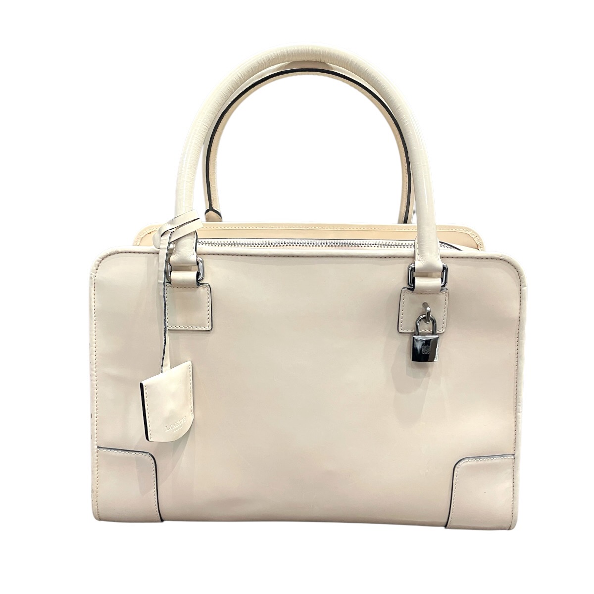 ロエベ LOEWE アマソナ35 ハンドバック なめし革 060811 貨物輸送無料 【中古】