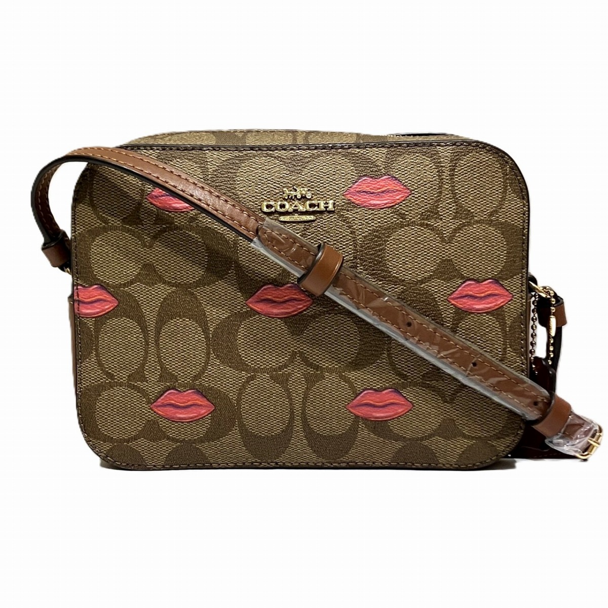 コーチ職 COACH ショルダーバッグ 書き判 PVC C3569 貨物輸送無料 【中古】