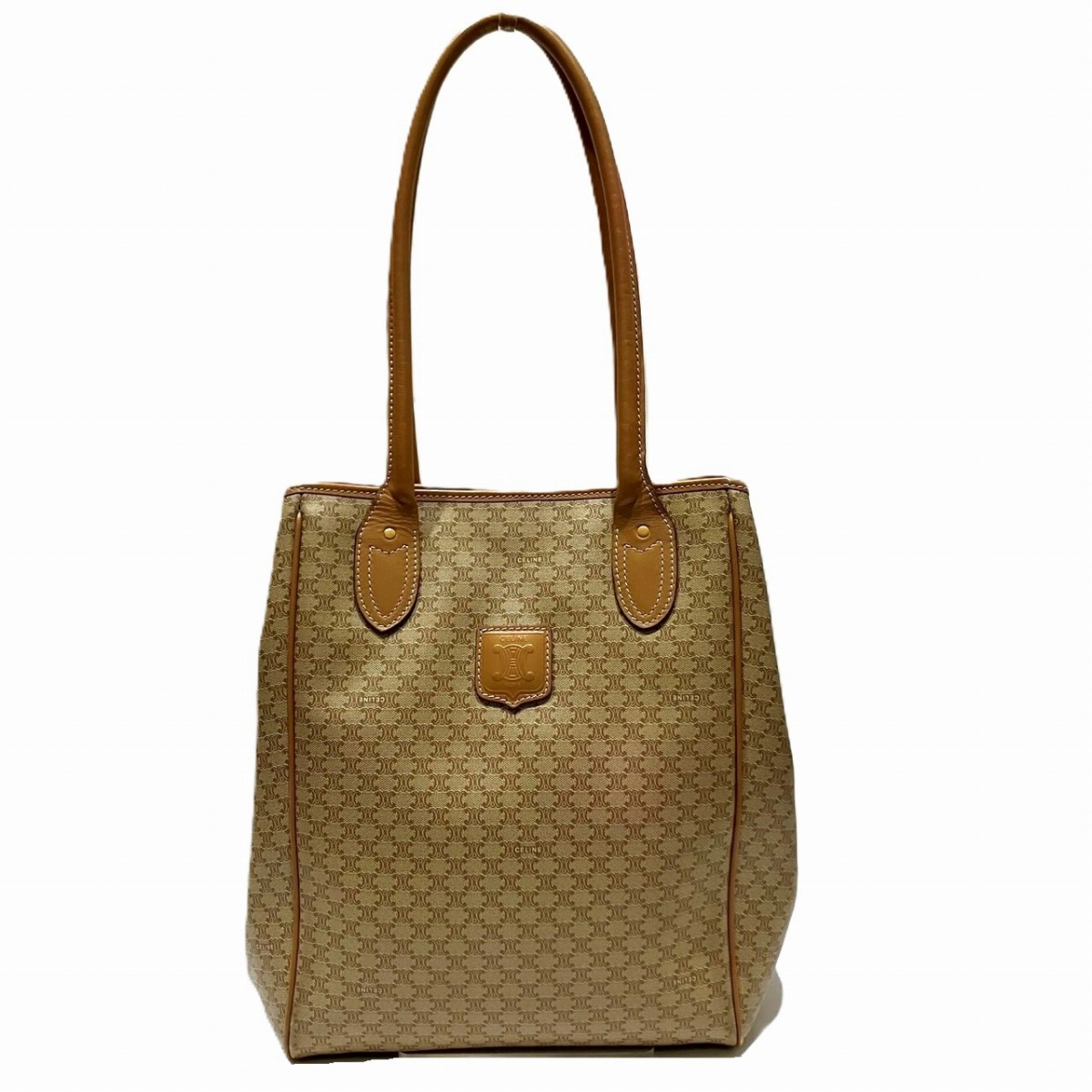 セリーヌ CELINE ショルダーバッグ マカダム柄 PVC 貨物輸送無料 【中古】
