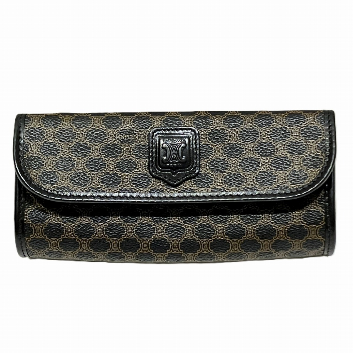 セリーヌ CELINE ハンドバック マカダム柄 PVC 貨物輸送無料 【中古】