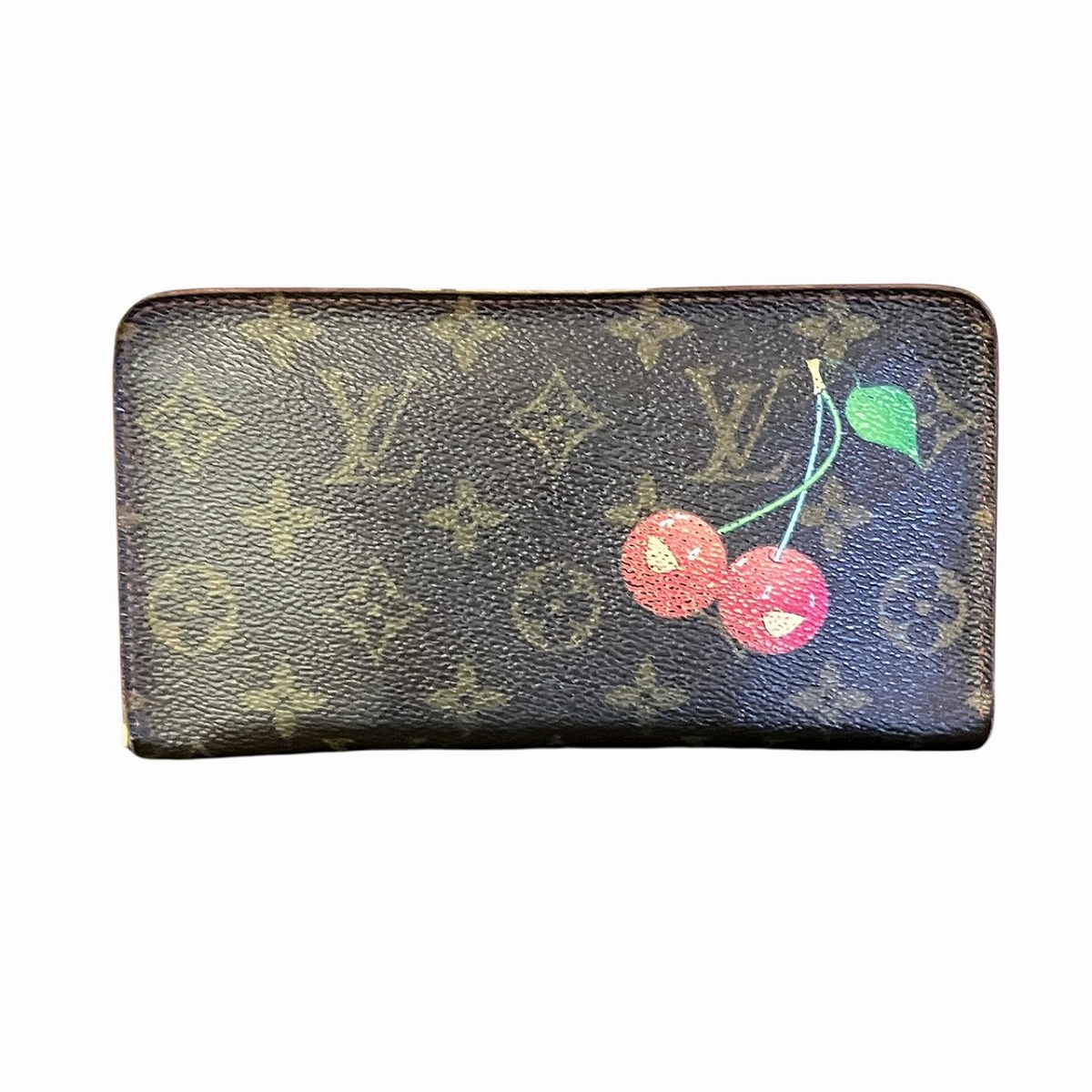 ルイ・ヴィトン LOUIS VUITTON ポルトモネ・ジップ  長紙入れ モノグラム トアル地 M95006 貨物輸送無料 【中古】