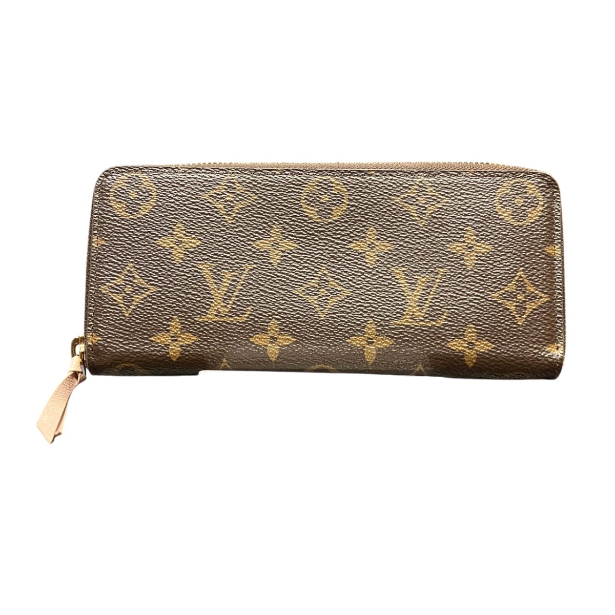ルイ・ヴィトン LOUIS VUITTON モノグラム ポルトフォイユクレマンス ラウンドチャック M61298 長札入れ レディース 貨物輸送無料 【中古】