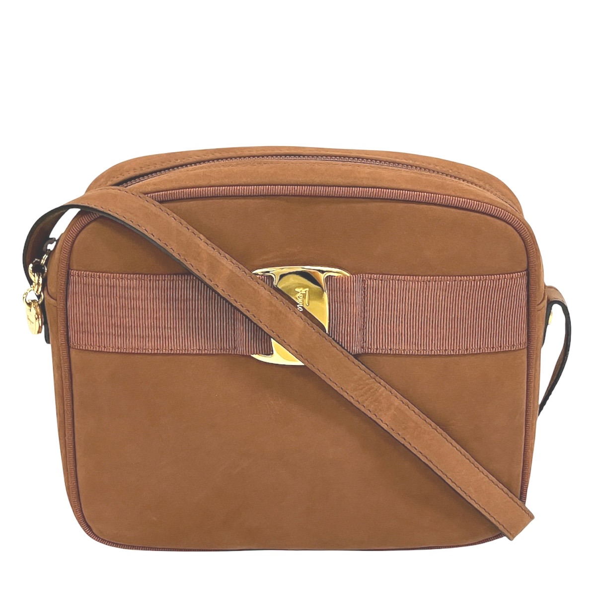 サルヴァトーレフェラガモ Salvatore Ferragamo ヴァラ D213096 ショルダーバッグ レディース 貨物輸送無料 【中古】