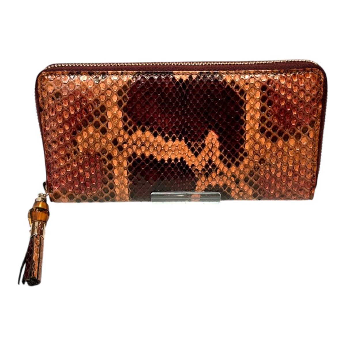 グッチ GUCCI バンブータッセル 307984 長紙入れ レディース 貨物輸送無料 【中古】