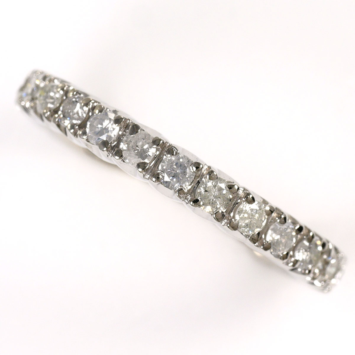 PT900 プラチナ リング・指輪 ダイヤモンド 0.50 総重量約2.8g ジュエリー 中古 送料無料 【中古】 ギフトラッピング無料|ワンダープライス 店