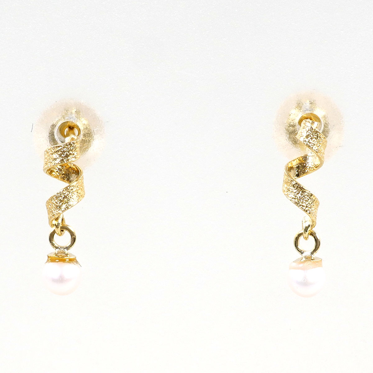 K18 18金 YG イエローゴールド ピアス パール(真珠) 総重量約0.4g ジュエリー 中古 送料無料 【中古】 ギフトラッピング無料|ワンダープライス 店