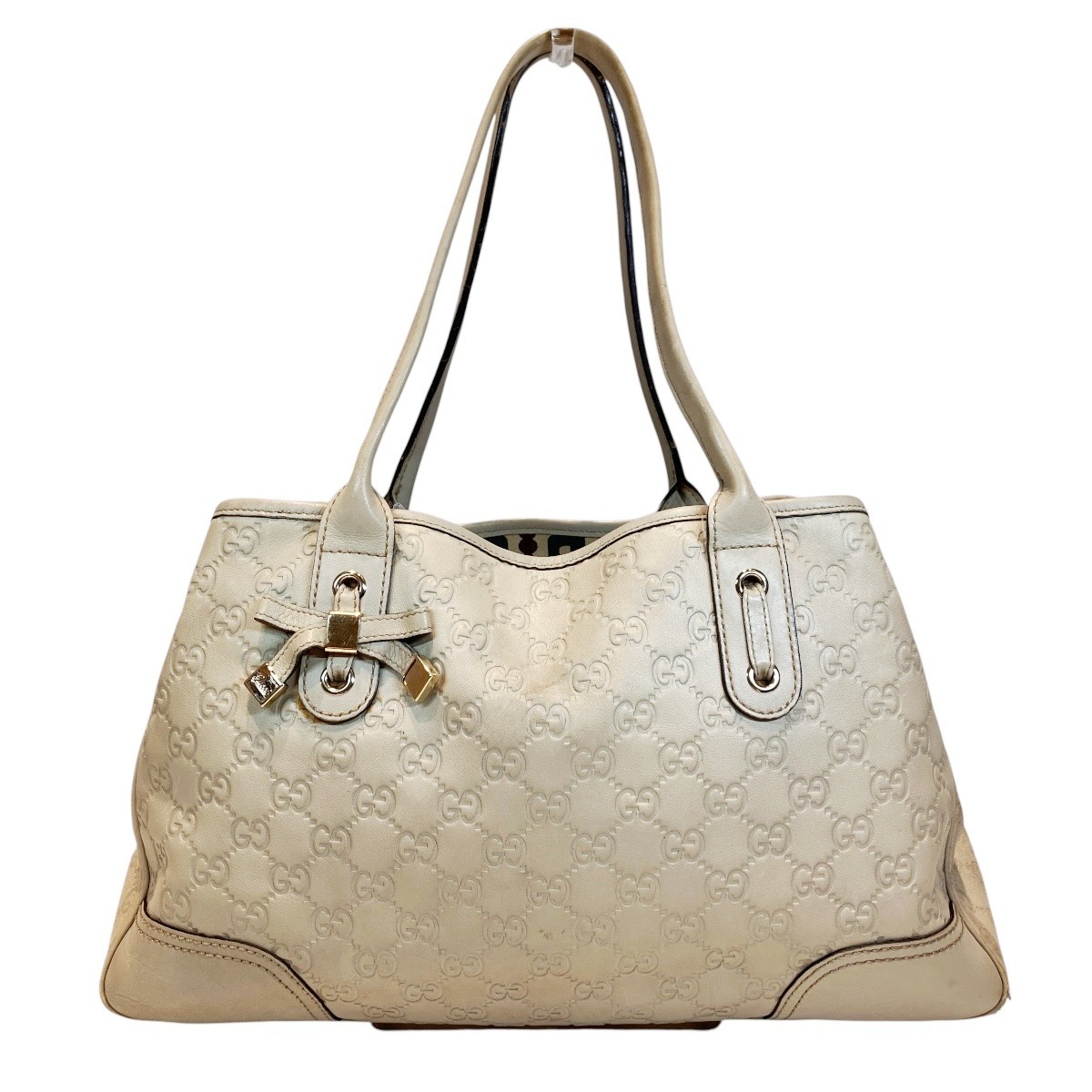 グッチ GUCCI グッチシマ 163805 トートバッグ レディース 送料無料 【中古】|ワンダープライス 店