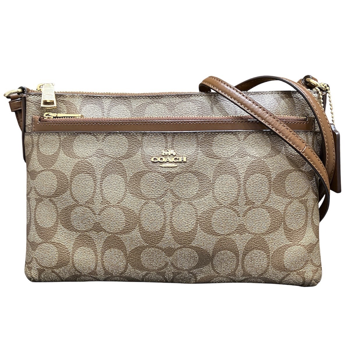 コーチ COACH シグネチャー F58316 ショルダーバッグ レディース 送料無料 【中古】｜ワンダープライス　店