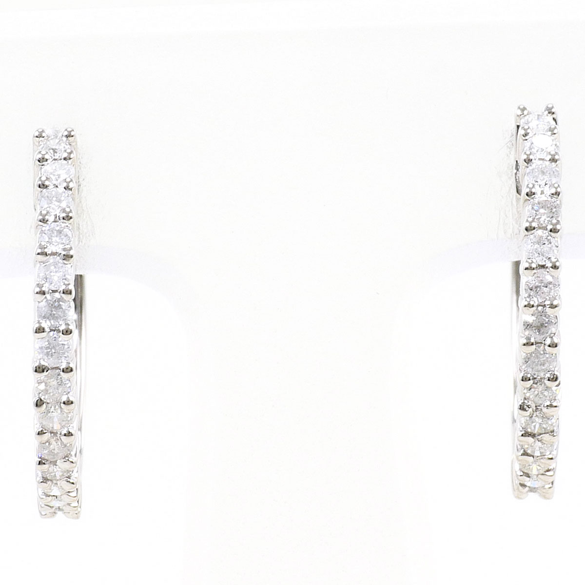 PT900 プラチナ ピアス ダイヤモンド 0.22 ×2 総重量約3.6g ジュエリー 中古 送料無料 【中古】 ギフトラッピング無料|ワンダープライス 店