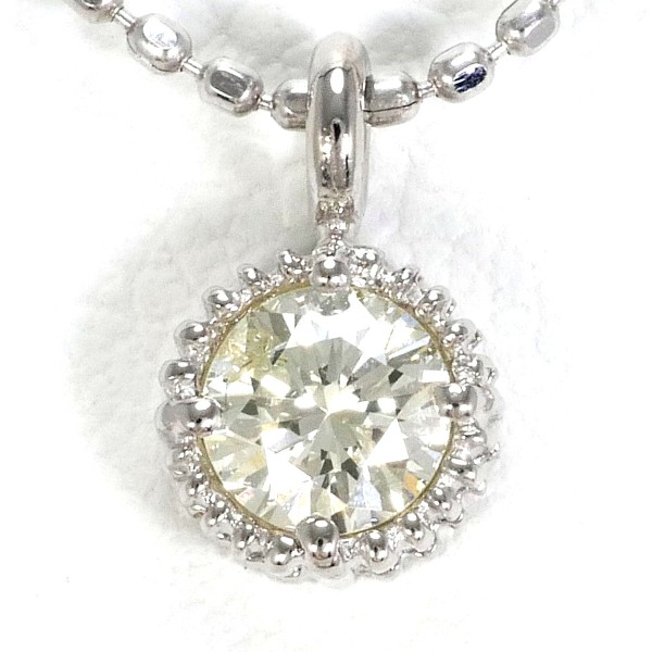 楽天市場】PT900 プラチナ PT850 ネックレス ダイヤ 0.50 総重量約4.4g  