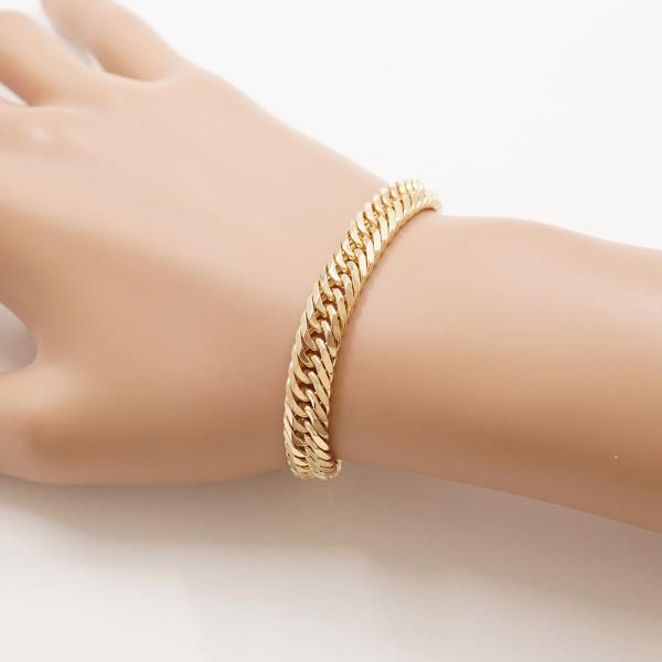 Wonder Price: K18 18-karat gold YG yellow gold bracelet metal approximately 30.0 g approximately ...