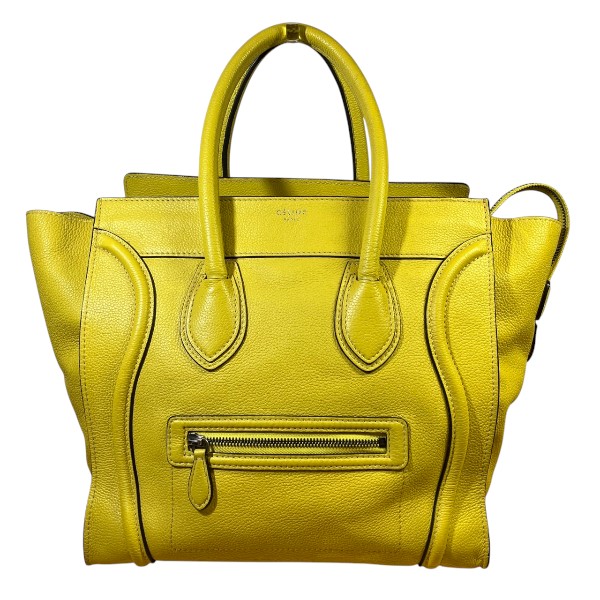 セリーヌ CELINE ラゲージ ミニショッパー 165213 バッグ ハンドバッグ レディース 送料無料 【中古】
