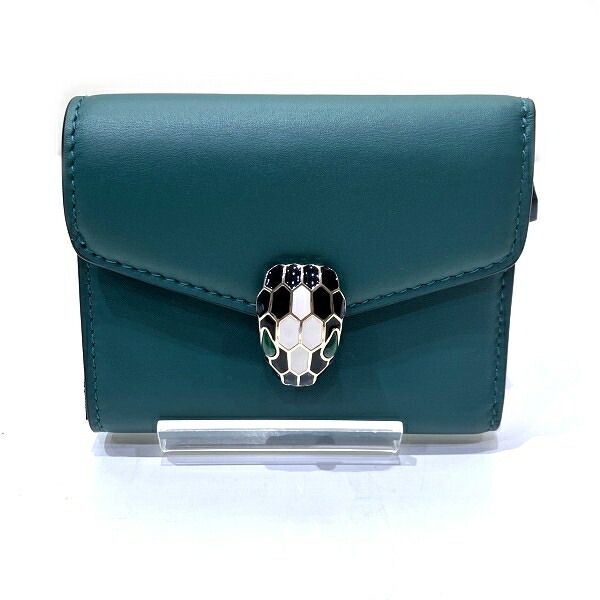 現行 未使用級✨ブルガリ サークルロゴ ICチップ 三つ折り財布 バイカラー 現行 未使用級✨ブルガリ サークルロゴ ICチップ 三つ折り財布 バイカラー