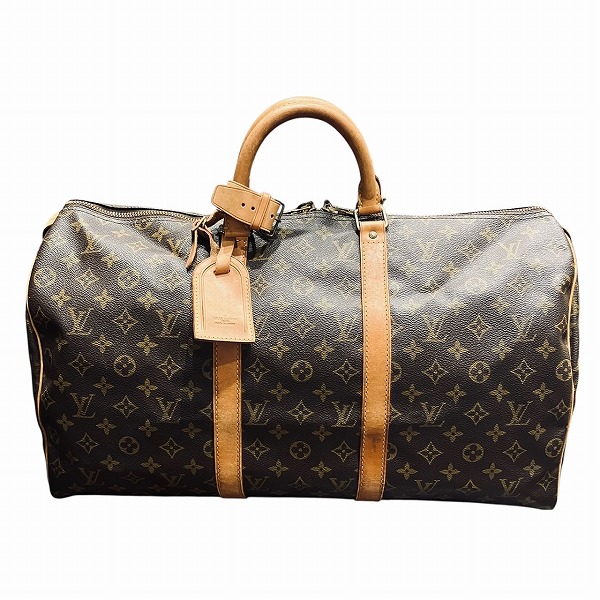 Louis Vuitton ボストンバッグ 大容量 ブラウン Louis Vuitton ボストンバッグ ブラウン キャンバス Louis