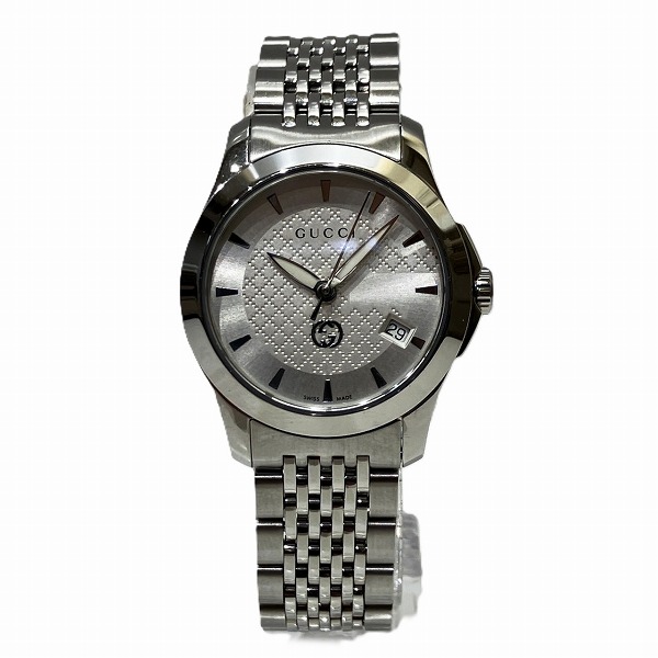 グッチ GUCCI Gタイムレス 126.5 クォーツ 時計 腕時計 レディース 送料無料 【中古】