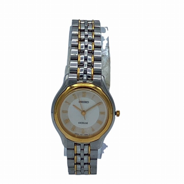 SEIKO エクセライン 1F20-0B90 クォーツ 腕時計 純正ケース付 SEIKO エクセライン 1F20-0B90 クォーツ 腕時計 純正ケース付