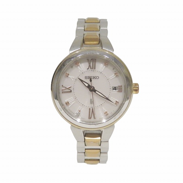 本日特価SEIKO セイコー LUKIA ルキア 電波ソーラー 1B22 限定品 楽天市場】【SEIKO】【美品】セイコー『ルキア』SSQW016 1B22