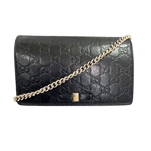 グッチ GUCCI 431408 チェーンウォレット ショルダー 2つ折り財布 レディース バッグ 送料無料 【中古】