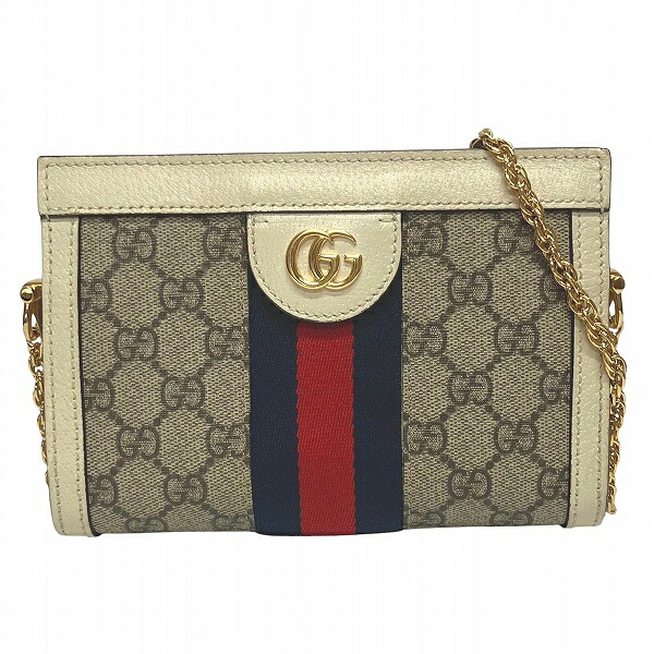 グッチ GUCCI オフィディア 602676 GGスプリーム チェーン バッグ ショルダーバッグ レディース 送料無料 【中古】