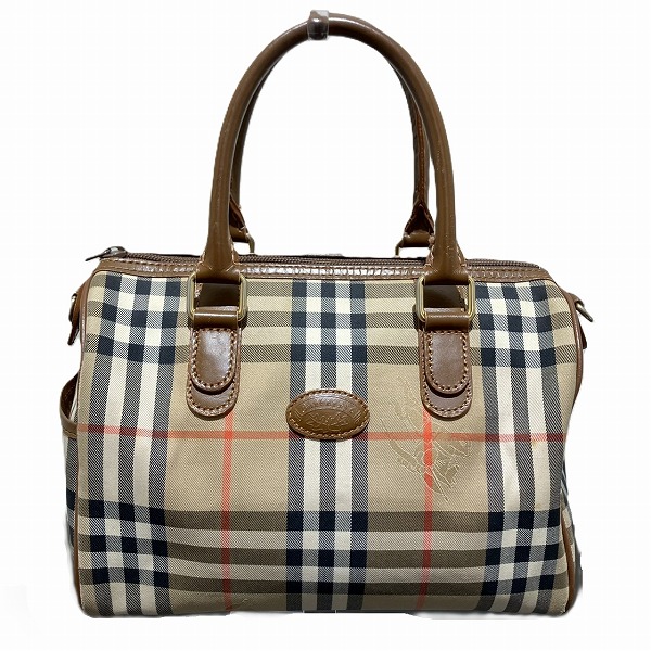 BURBERRY✨️バーバリー ノバチェック ハンドバッグ トート ボストン BURBERRY バーバリー ノバチェック ボストンバッグ キャンバス