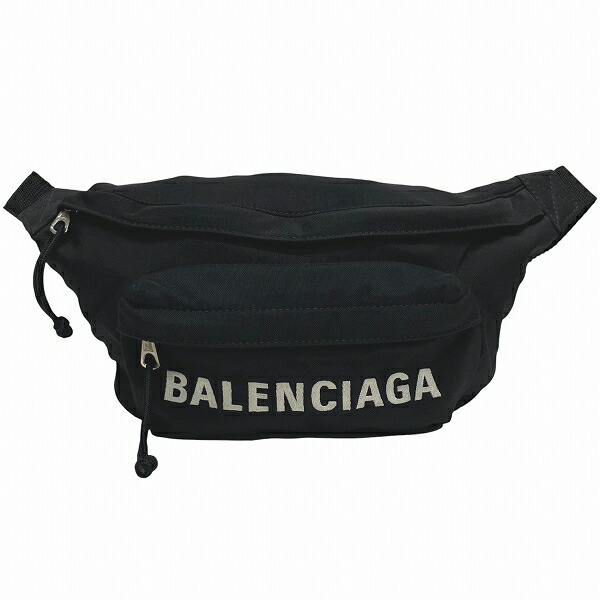楽天市場】BALENCIAGA バレンシアガ WHEEL ウィール ロゴ ベルトバッグ