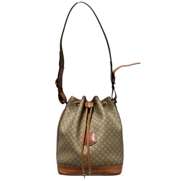 セリーヌ CELINE マカダム 巾着 A09 バッグ ショルダーバッグ レディース 送料無料 【中古】