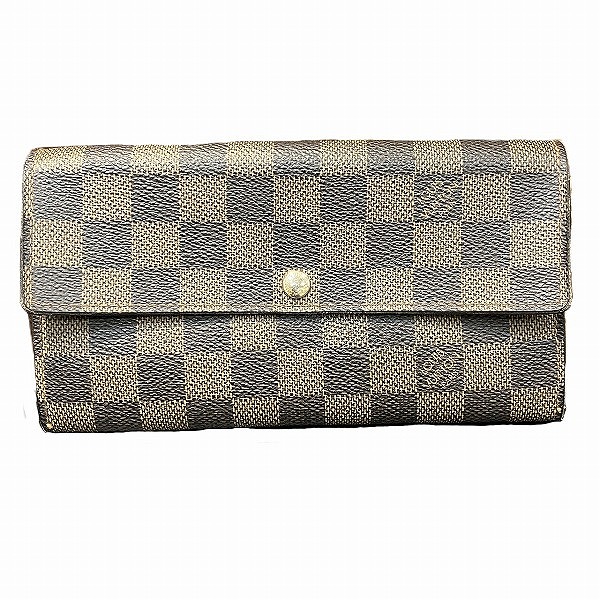 【美品】ルイヴィトン ダミエ アズール ポルトフォイユ サラ 二つ折り財布 楽天市場】LOUIS VUITTON ルイ ヴィトン ダミエ スタッズ