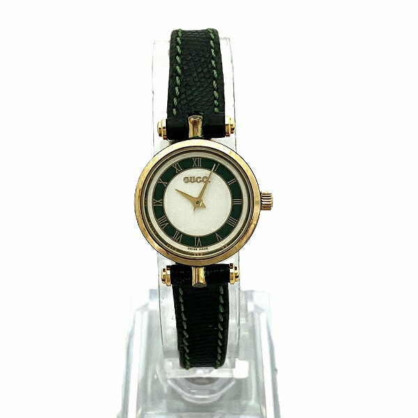 楽天市場】グッチ シェリーライン 腕時計 GP/リザード レディース