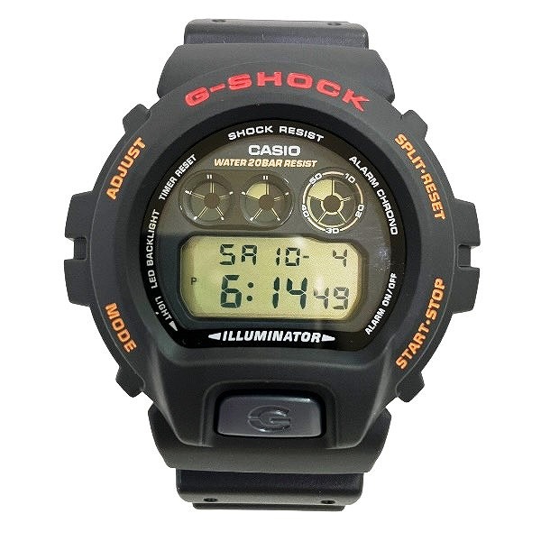 カシオ G-SHOCK DW-6900UB クォーツ ブラック文字盤 時計 腕時計 メンズ 送料無料 【中古】