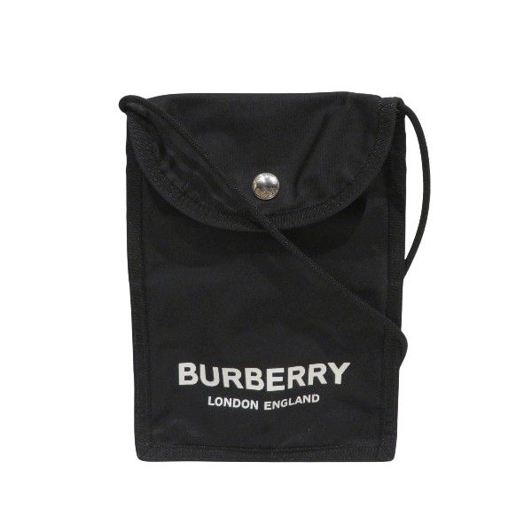 バーバリー Burberry 8014730 ロゴプリント サコッシュ バッグ ショルダーバッグ ユニセックス 送料無料 【中古】