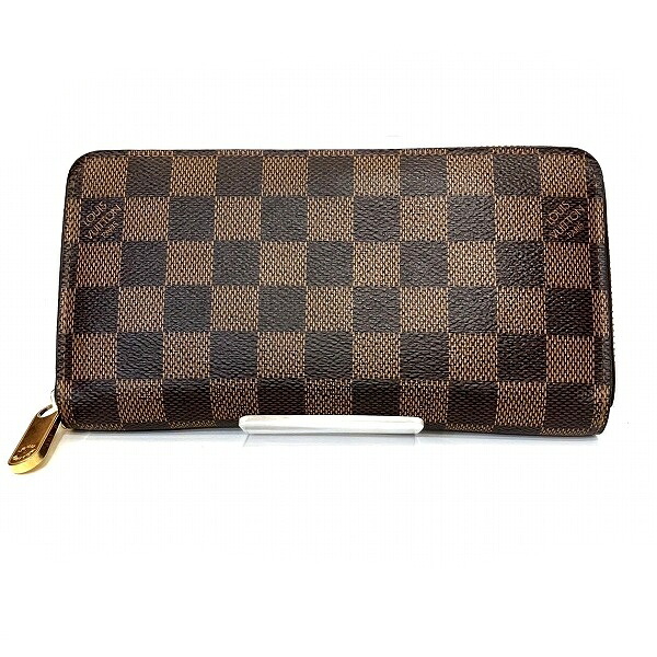 ルイヴィトン Louis Vuitton ダミエ ジッピーウォレット N41661 長紙入れ ユニ一発やる 貨物輸送無料 【中古】