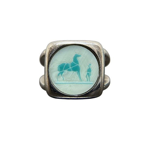 楽天市場】HERMES エルメス コロゾリング ゴールド サイズ52 約11号