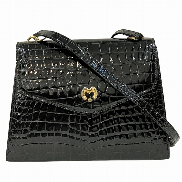 michel adolphe ミッシェル アドルフ クロコダイル 楽天市場】ミッシェルアドルフ クロコダイル ハンドバッグ ブラック 黒