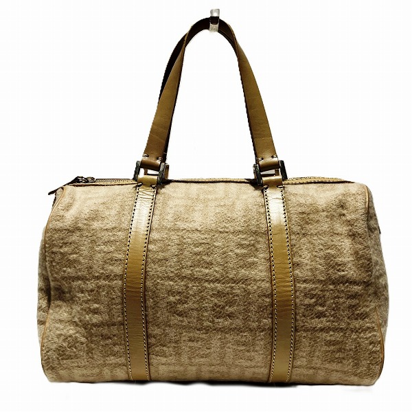 FENDIフェンディ/ボストンバッグ/ハンドバッグ/ズッカ柄/エナメル/旅行鞄 FENDI】フェンディ『ズッカ柄 ミニボストンバッグ』8BL104