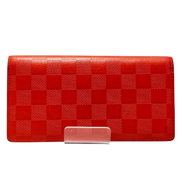 ！美品！　ルイヴィトン　ダミエアンフィニ　ブラザ　85aa ヴィトン 財布 メンズ 長財布 ルイヴィトン財布 ブラザ ダミエ