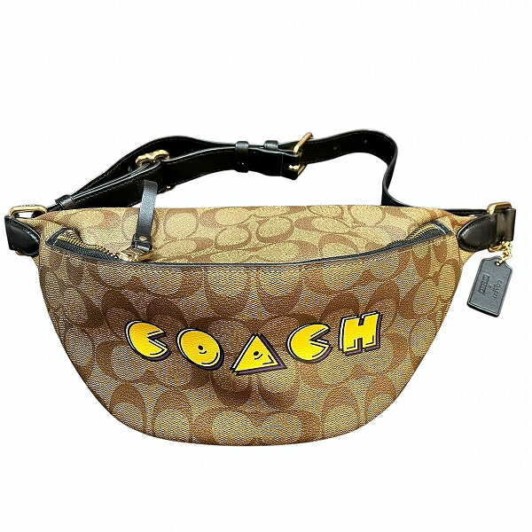 コーチ COACH パックマンコラボ シグネチャー ウエストバッグ F72910 ユニセックス 小物 送料無料 【中古】｜ワンダープライス　店 24,696円